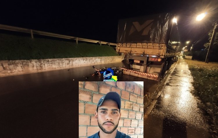 Ji-Paraná – Jovem de 29 anos morre ao colidir na traseira de carreta parada