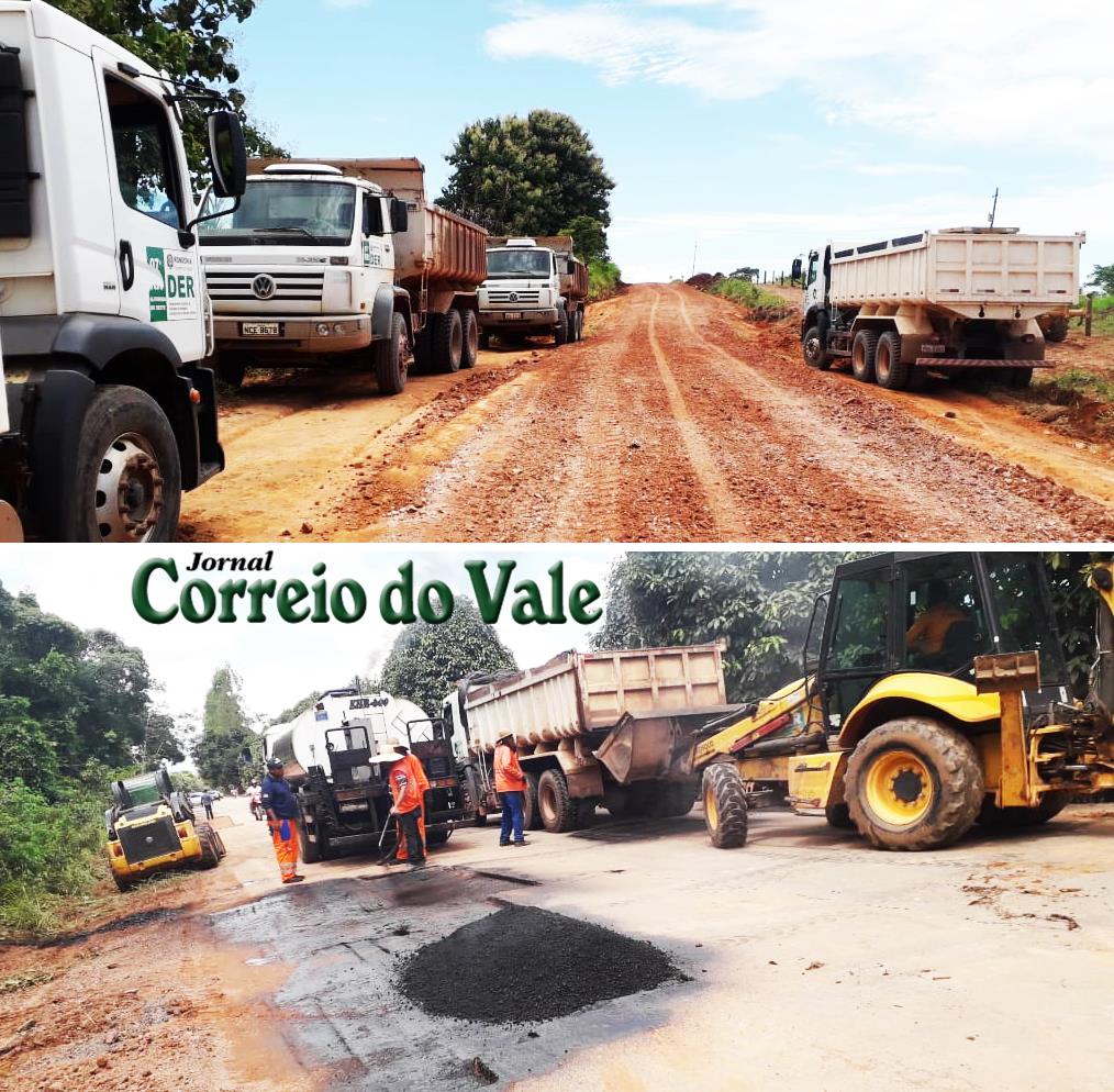 Ações do deputado Lebrão junto ao DER garante recuperação de estradas.